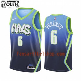 NBA Dallas Mavericks Trikot Kristaps Porzingis 6 Nike 2019-2020 City Edition Swingman - Kinder